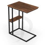 Kanto C-Side Table in Walnut Brown