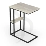 Kanto C-Side Table in Distressed white