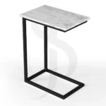Marco C-Side Table with Marble Top