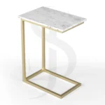 Marco C-Side Table with Marble Top