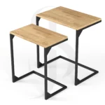 Shura Nesting C-Side Table in Natural