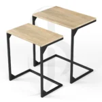 Shura Nesting C-Side Table in Smoky