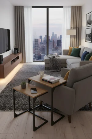 Shura Nesting C-Side Table in Natural