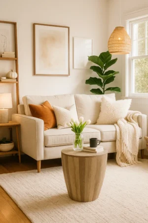 Evers Side Table in Sand