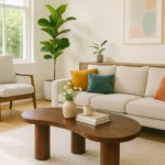 Louis Coffee Table in Walnut Brown