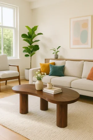 Louis Coffee Table in Walnut Brown